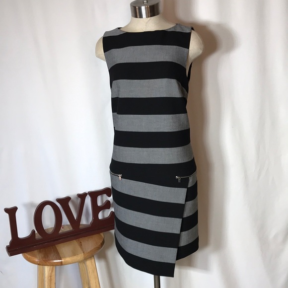 Grey and black size 4 Banana Republic dress - Picture 1 of 7
